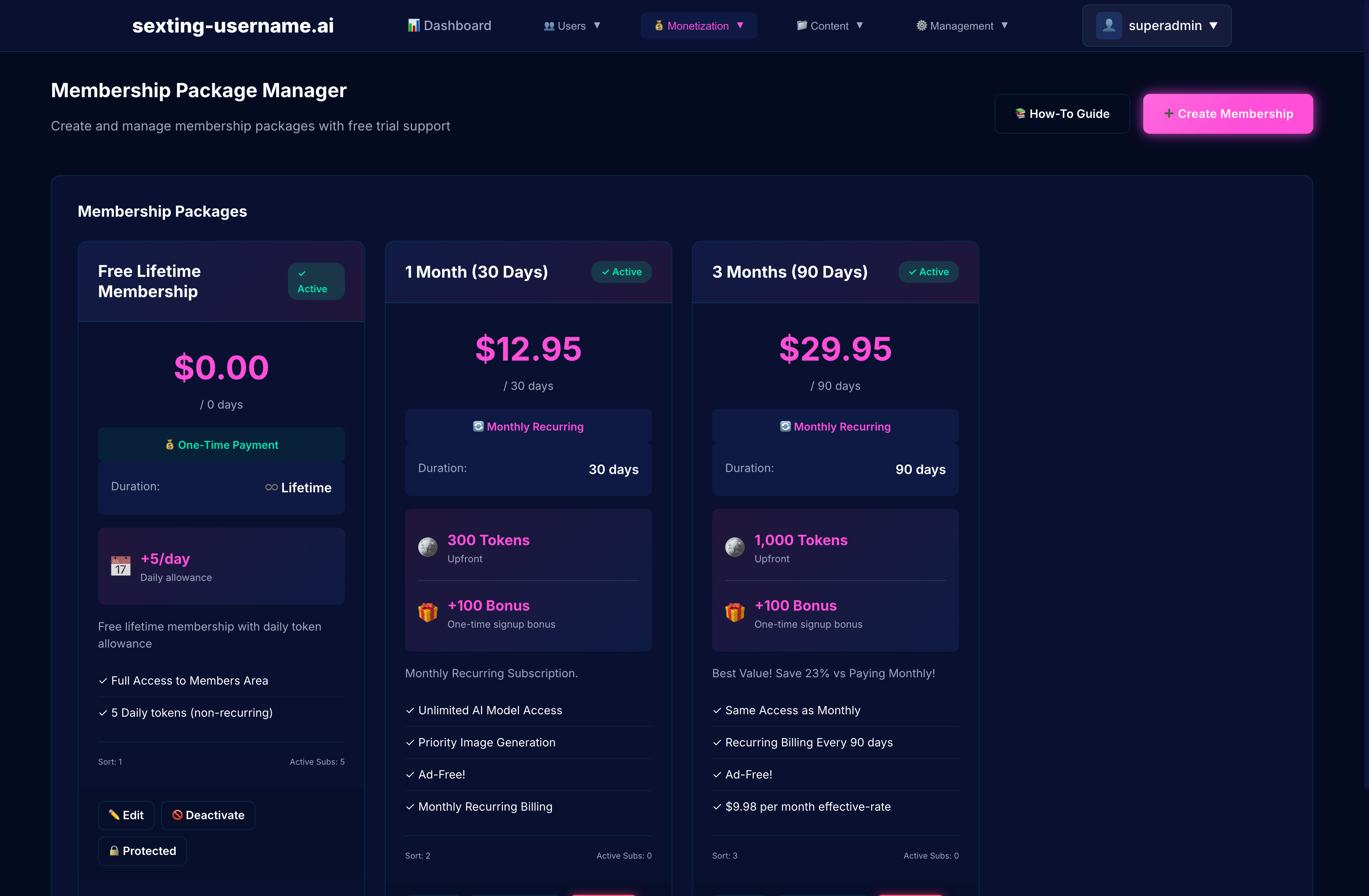 Membership management